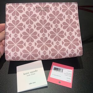 Kate Spade ♠️ Spade Flower Coated Wristlet NWT